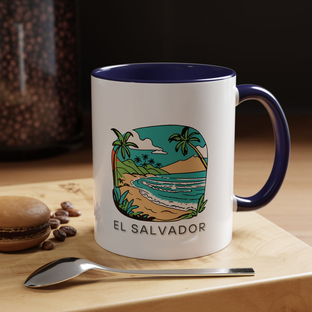 This El Salvador mug features intricate designs inspired by the country’s cultural and natural beauty. Made from durable ceramic and dishwasher-safe, it is perfect for coffee or tea lovers. A thoughtful gift or keepsake for admirers of El Salvador’s vibrant charm.