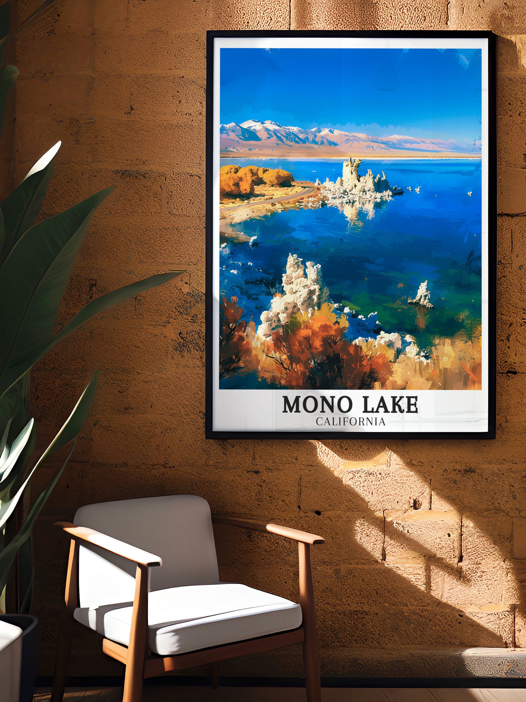 Vibrant Mono Lake Tufa towers art from Mono Lake Tufa State Natural Reserve in California brings the wonders of nature into your home. This print is perfect for California decor lovers and those who enjoy travel inspired wall art that tells a story.