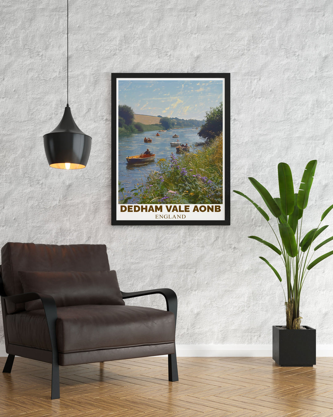 Canvas art depicting the tranquil landscapes of Dedham Vale, capturing the essence of Constable Country and its rich artistic heritage.