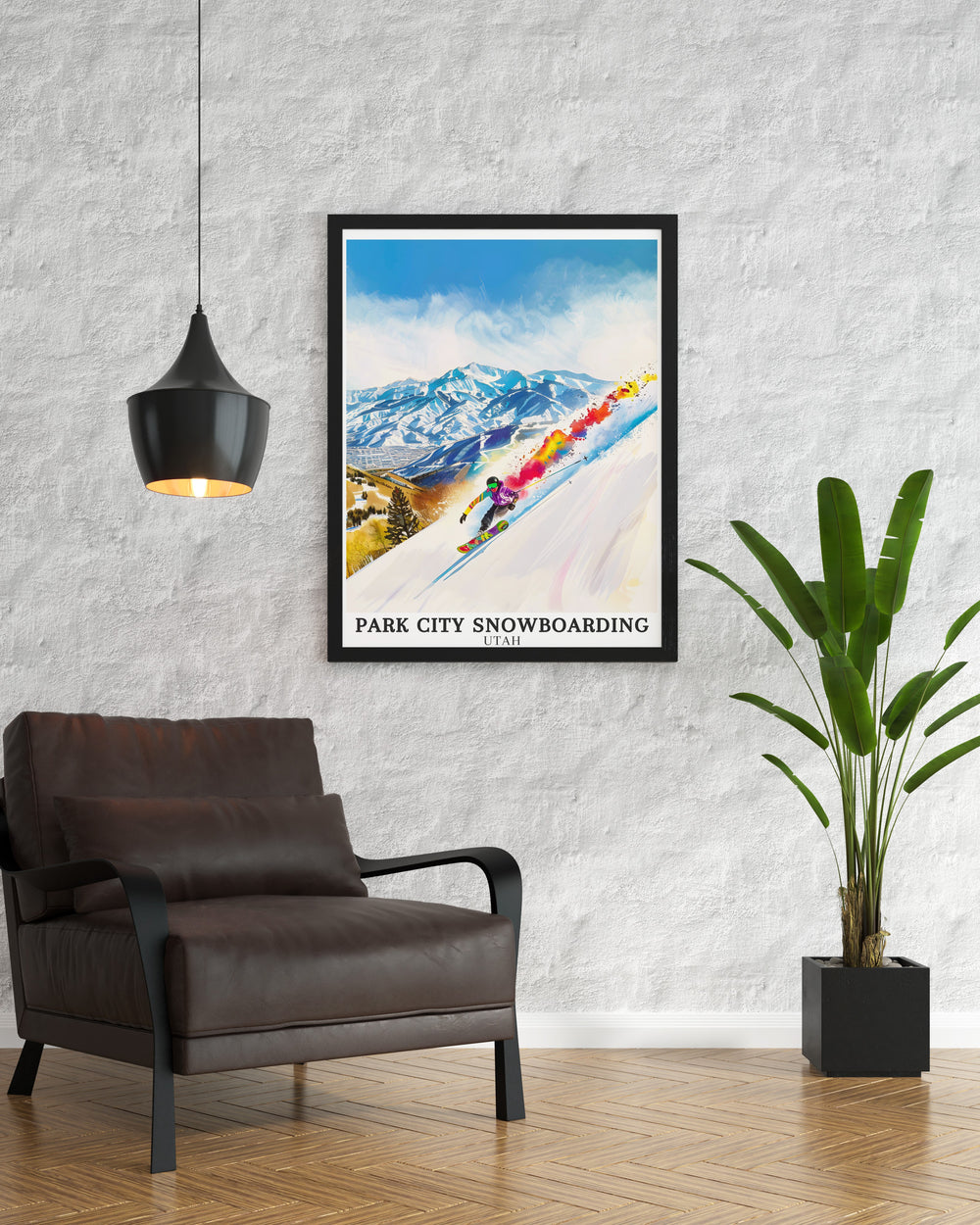 Snowboarding art collection. Bringing together the best of Park Citys snowboarding scenes, this art collection captures the excitement and serenity of the slopes. Perfect for winter sports fans and art lovers.