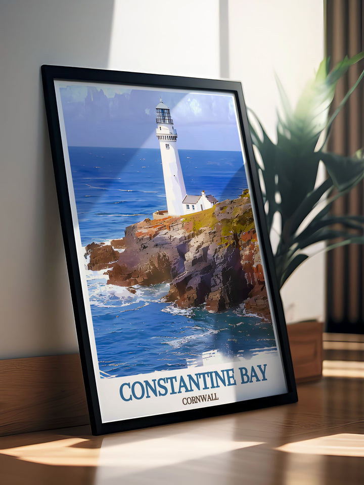 Experience the scenic beauty of Cornwall, England, at Trevose Head Lighthouse. This iconic lighthouse offers stunning views of the Atlantic Ocean and the surrounding coastline, making it an ideal spot for photography, nature walks, and exploring Cornwalls maritime heritage.