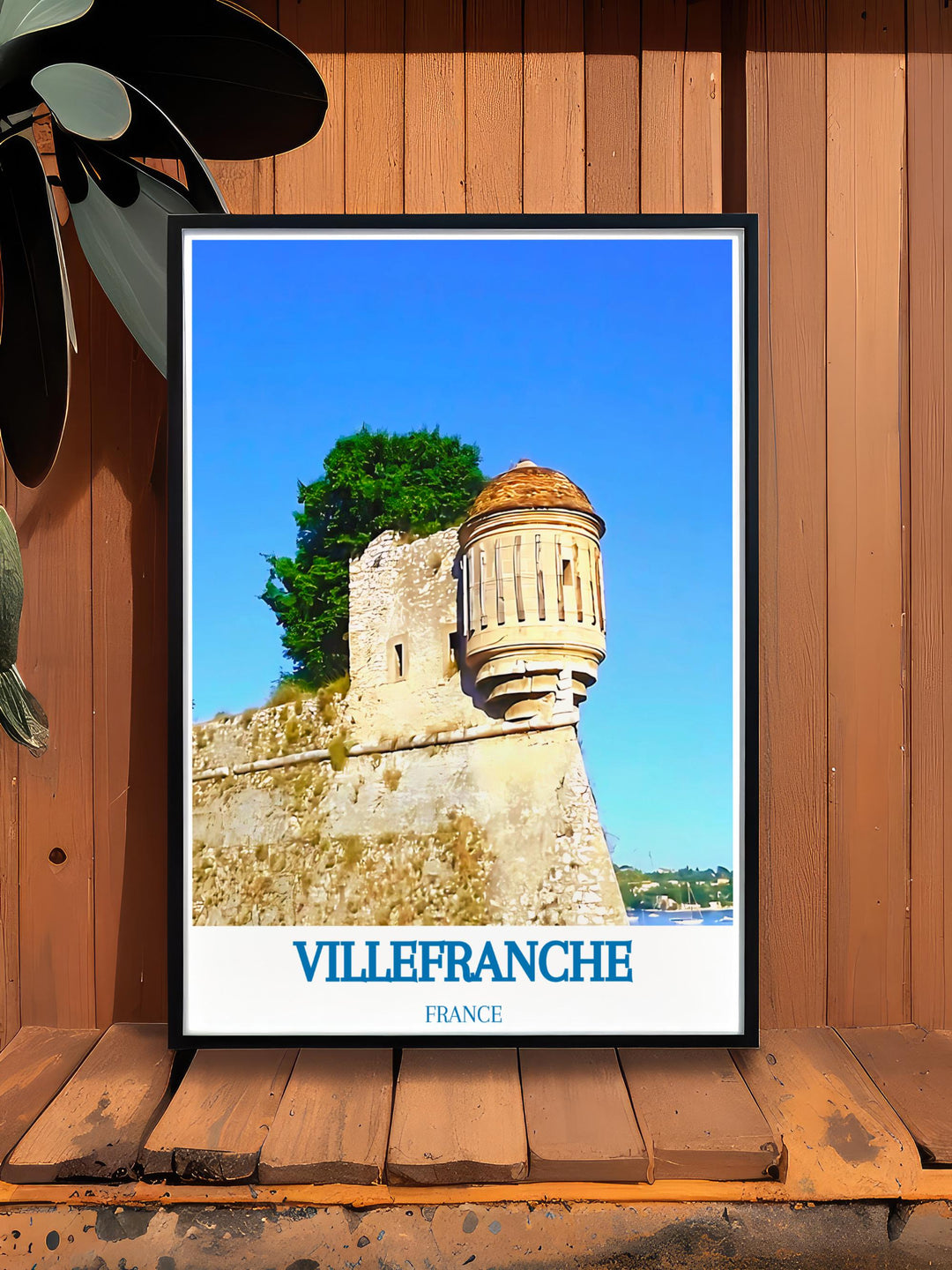 Citadelle Saint Elme artwork captures the timeless beauty of the French Riviera This Villefranche sur Mer wall art is ideal for those who appreciate fine art and history Perfect wall decor for adding a sophisticated touch to your home or as a gift for travel lovers