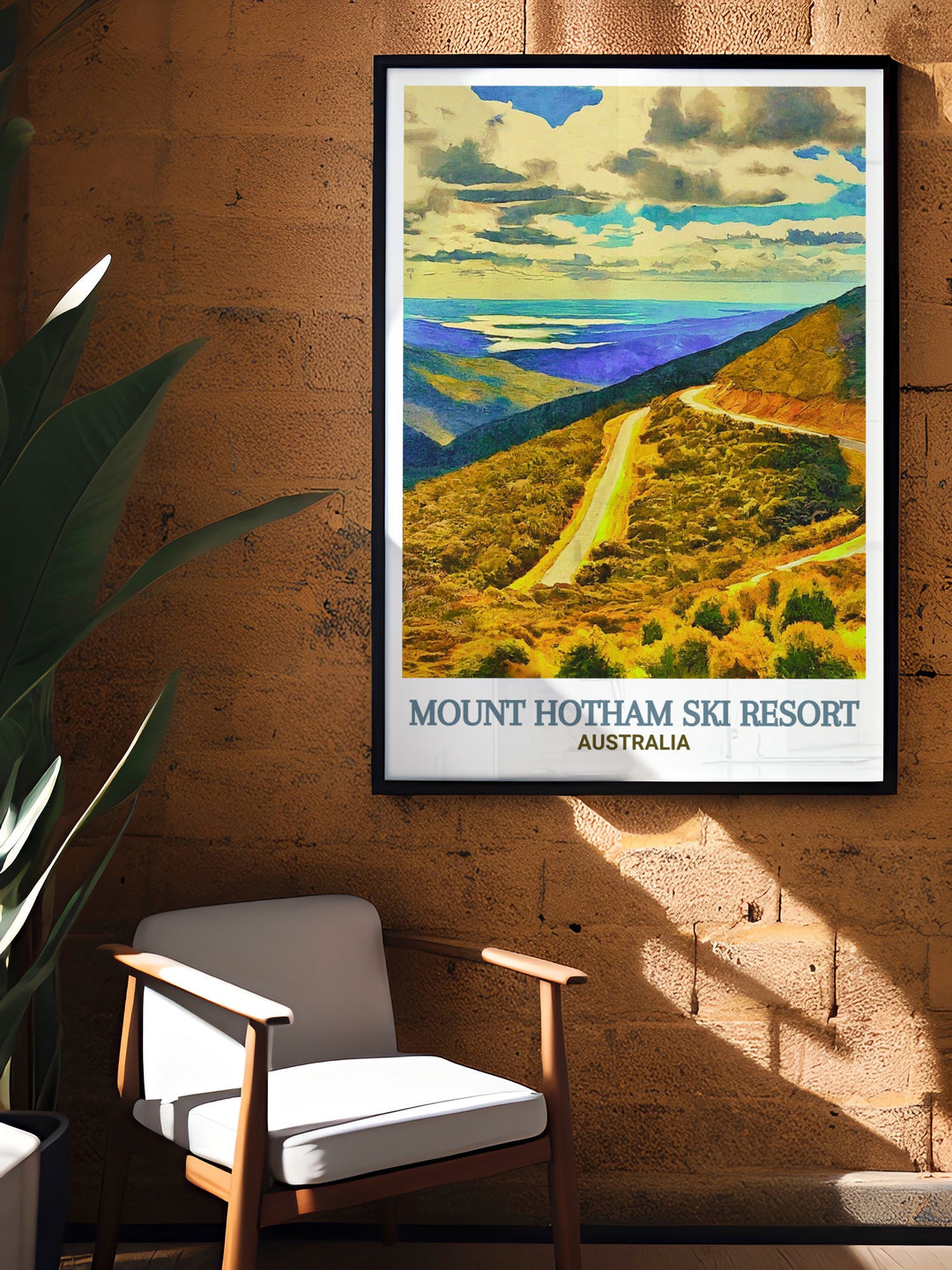 This canvas art of Mount Hotham and the Great Alpine Road captures the breathtaking beauty of the Australian Alps. Whether youre a winter sports enthusiast or a lover of scenic drives, this artwork brings the spirit of adventure into your home.