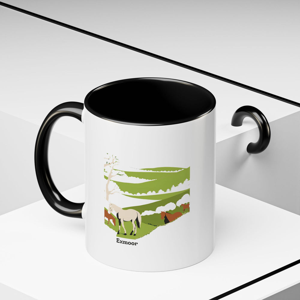 Exmoor mug designed with exquisite art celebrating England’s natural beauty. Durable and versatile, it features a high-quality ceramic build with colorful accents. A practical choice for daily use and a meaningful keepsake.