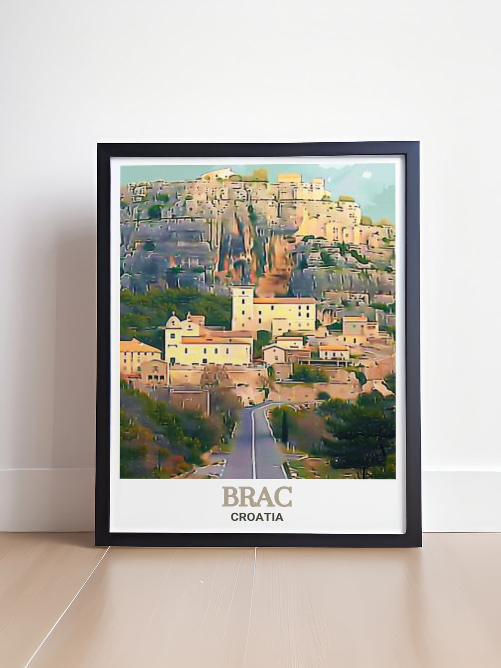 Capture the essence of Croatia with our Blaca Hermitage print from Brac Island. This artwork brings the serene beauty and historical significance of the hermitage to life, making it an ideal piece for any travel or history enthusiast