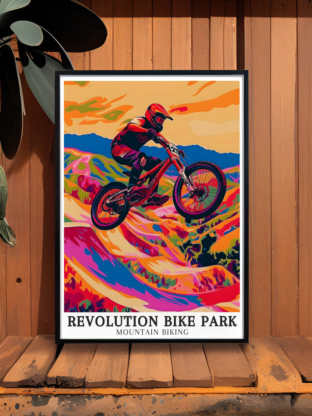 Mountain biking on The Phoenix Trail at Revolution Bike Park. Capturing the excitement and scenic beauty of Llyn Brenig, these prints are perfect for any biking enthusiast. Ideal for adding a sense of adventure to your home decor.