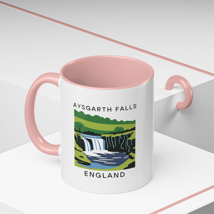 Celebrate the charm of Aysgarth Falls with this elegant mug. Ideal for hot drinks, it features detailed artwork of the waterfall and surrounding area. Dishwasher safe and microwave safe, it is perfect for everyday use or gifting.