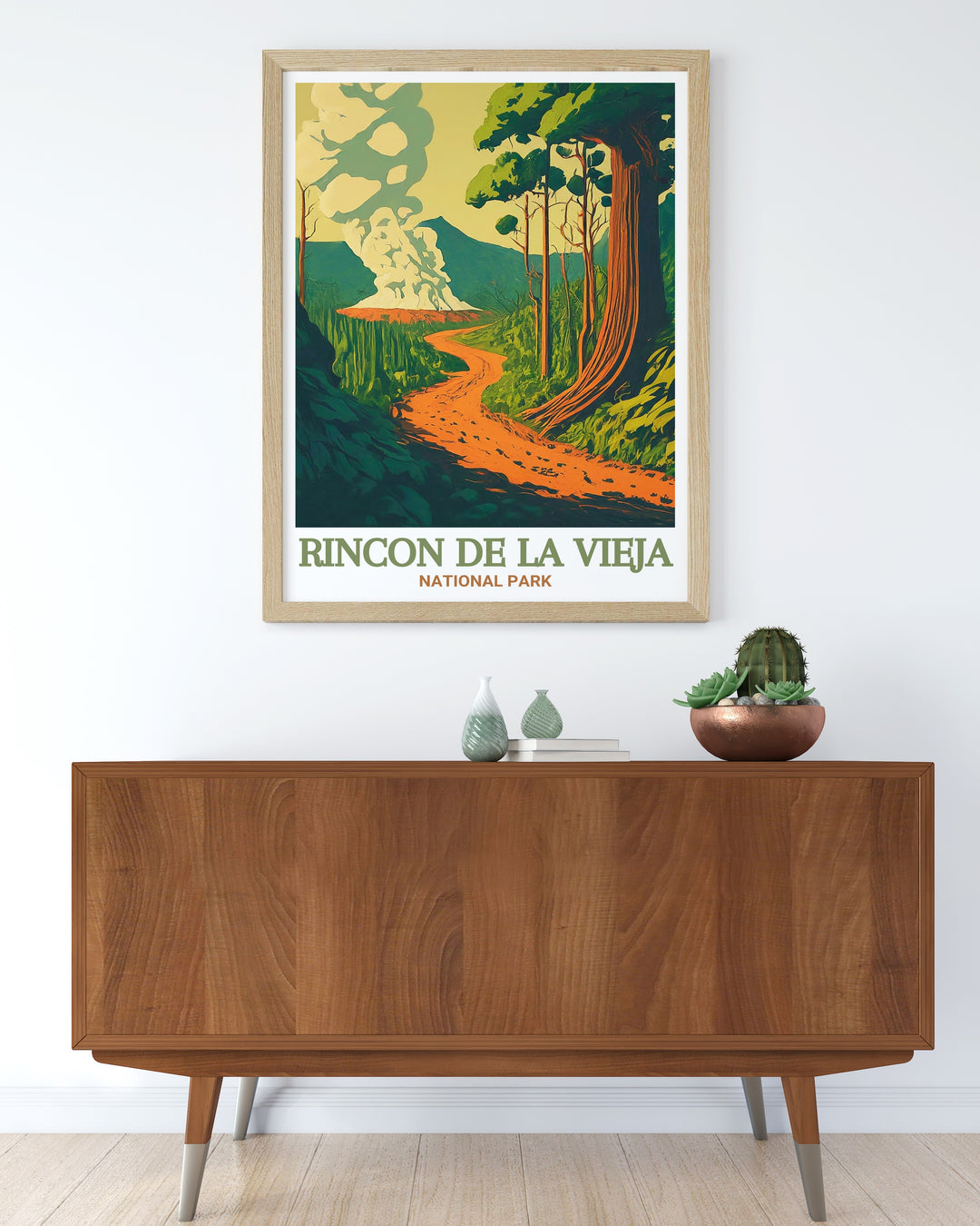 Experience the untamed beauty of Costa Rica with this Las Pailas Trail art print showcasing the trails dynamic landscapes and rich colors ideal for Costa Rica wall art that brings the natural wonders of Rincon De La Vieja into your home.