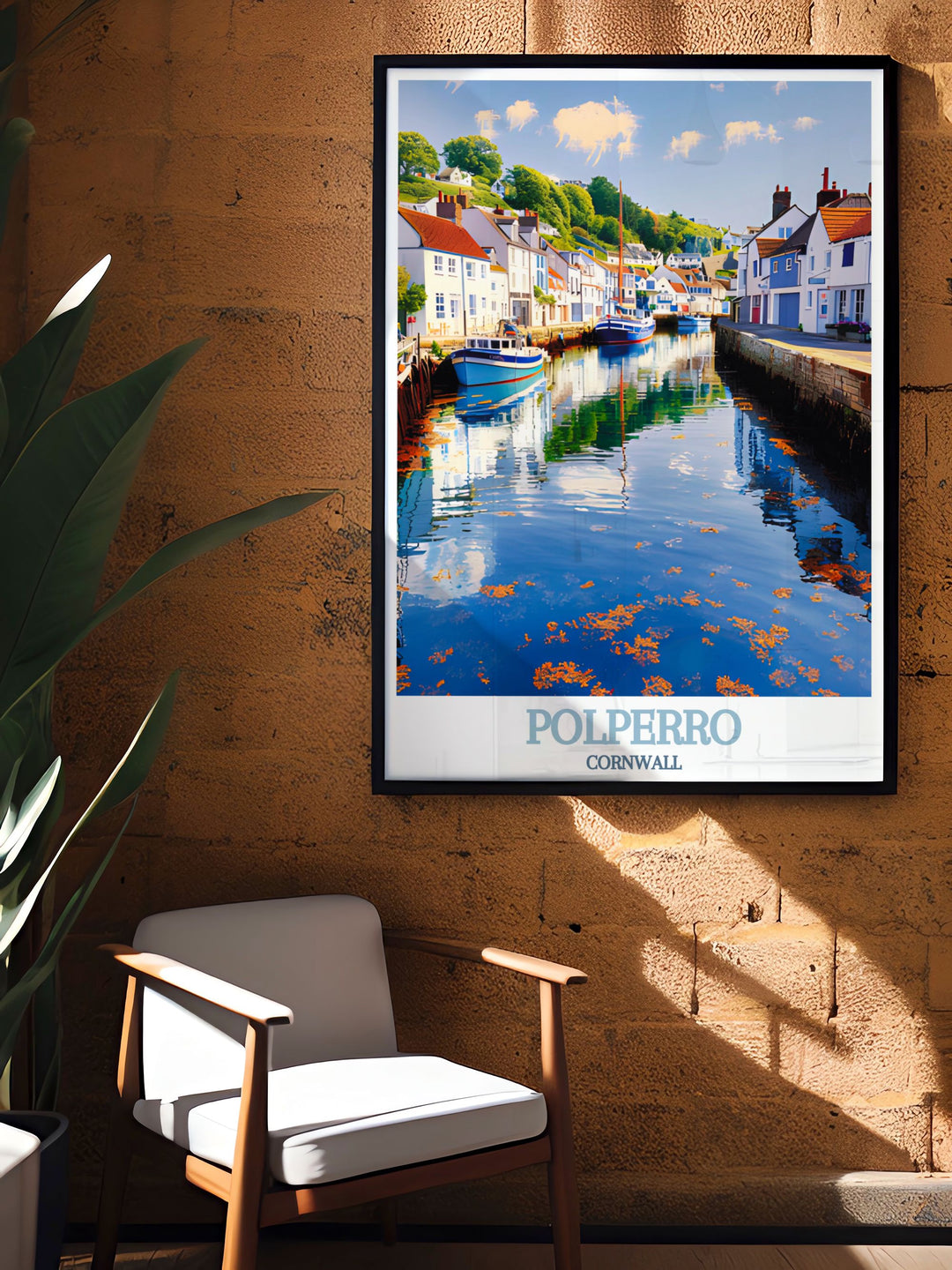 Perfect Polperro Harbour wall decor for any room featuring the vibrant culture and stunning landscapes of Polperro Cornwall