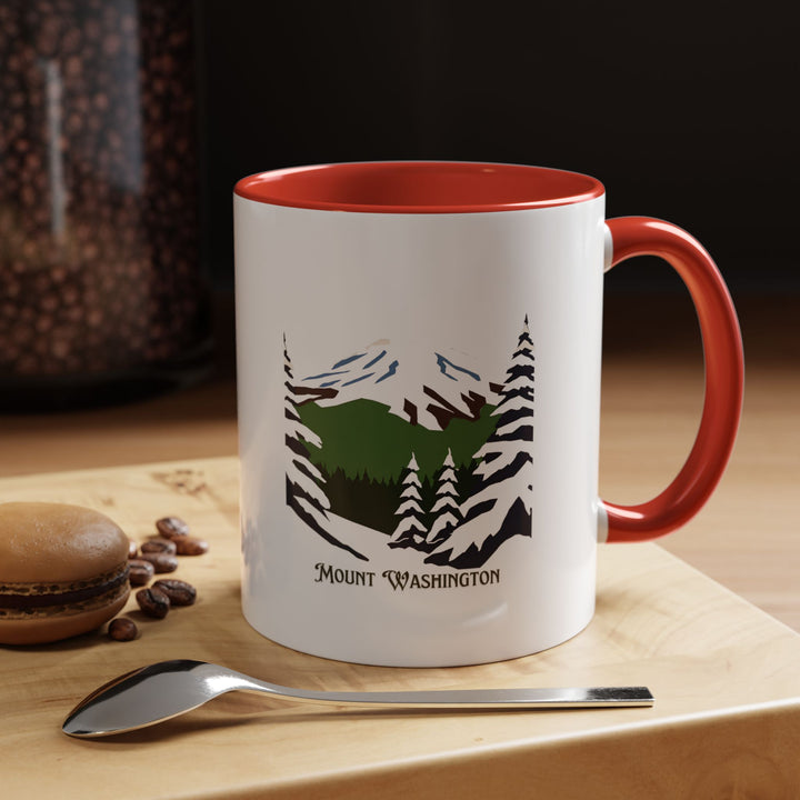 This Mount Washington mug captures the elegance of the White Mountains with intricate designs. Crafted from durable ceramic and dishwasher-safe, it is ideal for coffee or tea lovers and makes a meaningful gift for fans of Mount Washington’s natural beauty.