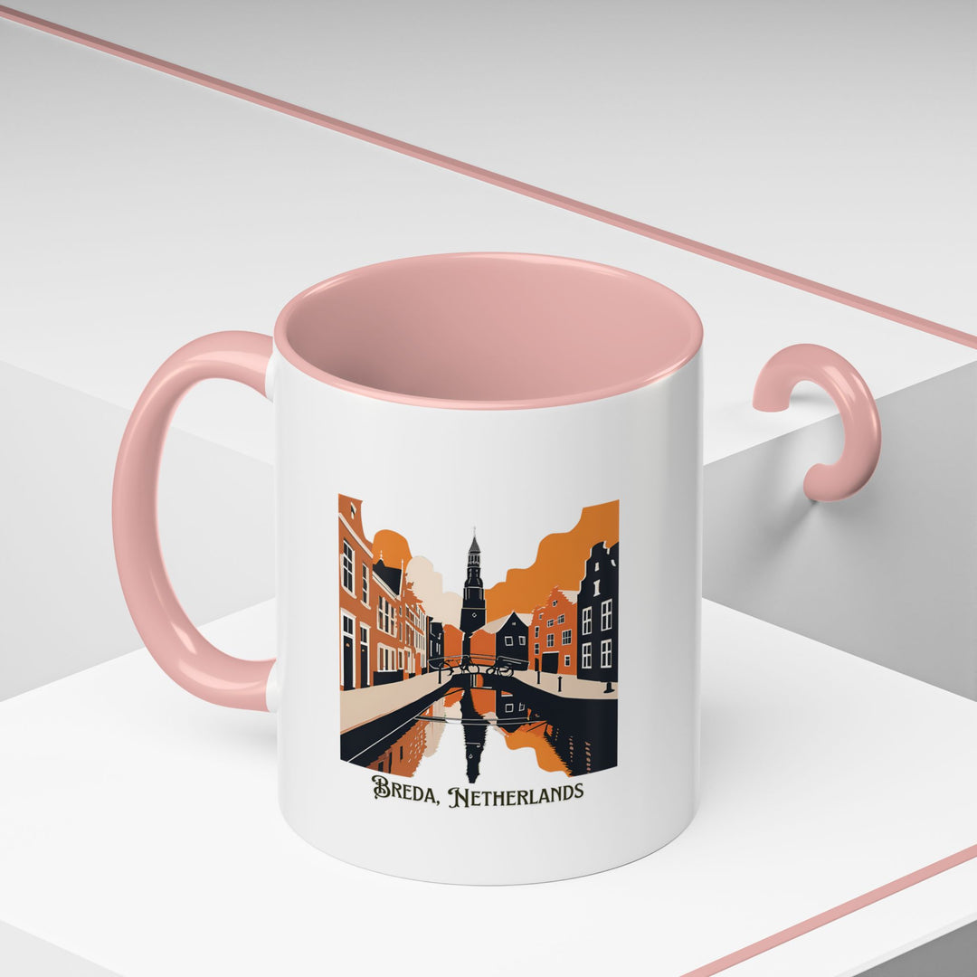 This Netherlands mug showcases the country’s cultural pride through detailed designs inspired by Breda. Durable and dishwasher-safe, it is perfect for hot drinks and makes a thoughtful gift or collector’s item.