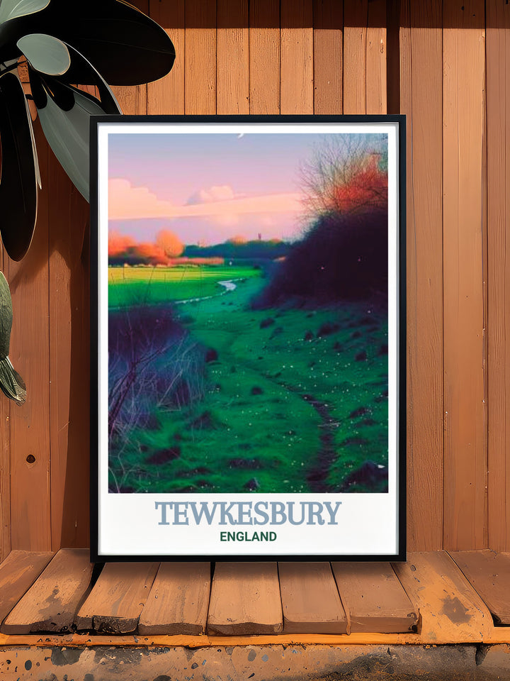 Tewkesbury Battlefield artwork featuring intricate details and historical accuracy ideal for Uk wall art and as a unique gift for lovers of Englands rich history