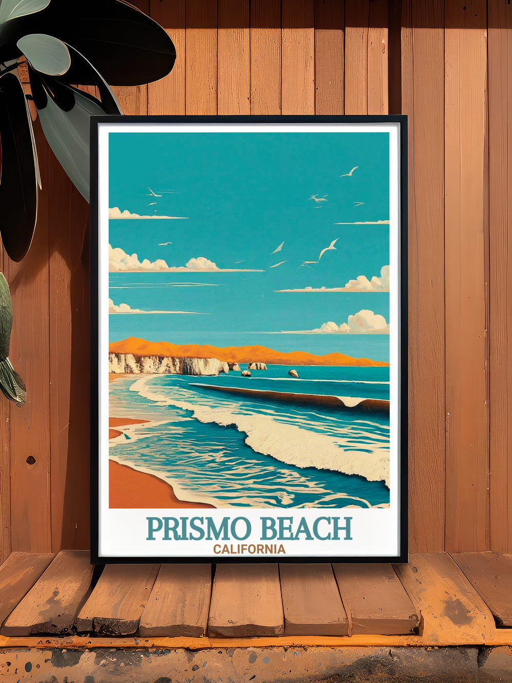 Beautiful Pismo Beach Art in a California Print ideal for adding coastal charm to your living space Pismo State Beach artwork brings elegance and tranquility to any room