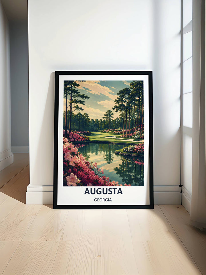 Augusta Golf Course Poster, Amen Corner Fine Art Print