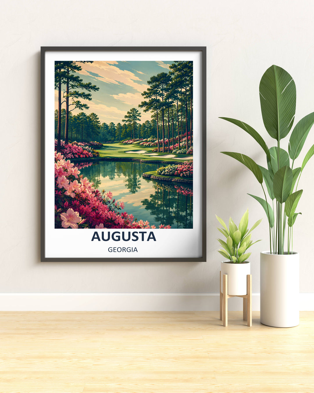 Augusta Golf Course Poster, Amen Corner Fine Art Print