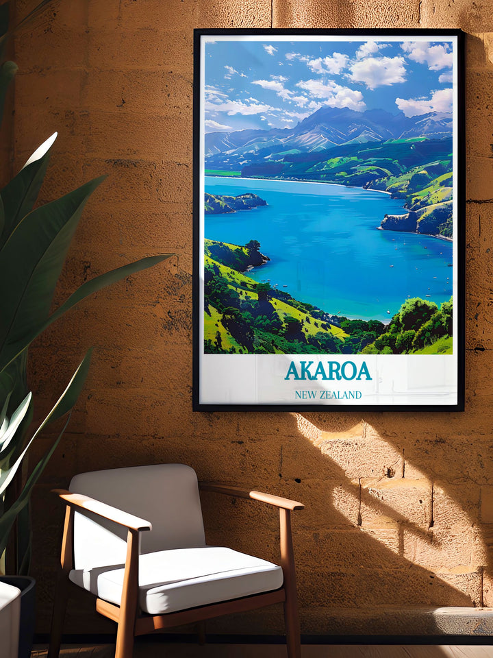 Home decor inspired by Akaroas coastal scenery, enhancing any room with nautical charm.