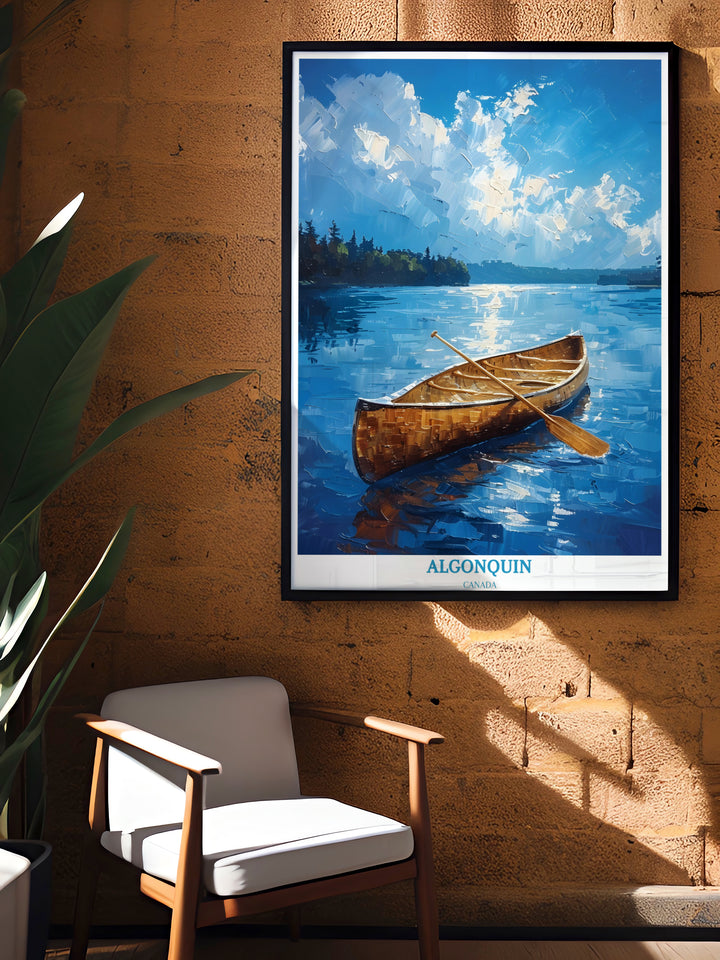 Algonquin Park Poster - Canoe Lake - Algonquin Provincial Park - Ontario Kunst - Ontario Reisedekoration - Kanada Kunst