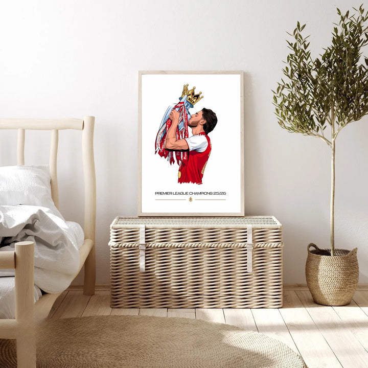 Wall art print of Declan Rice&