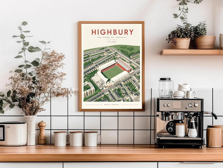 Highbury poster featuring Arsenal FC&