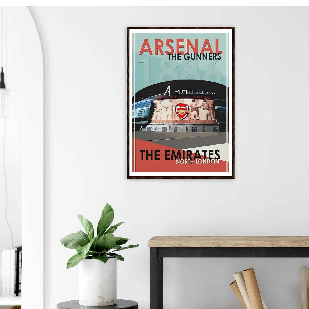 Print of the Emirates Stadium, Arsenal FC&