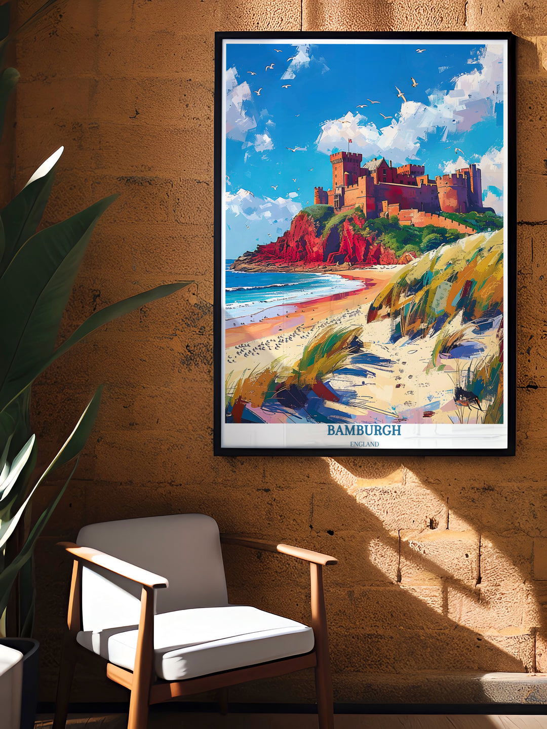 Bamburgh Castle Wall Hanging - Home Décor Statement Piece