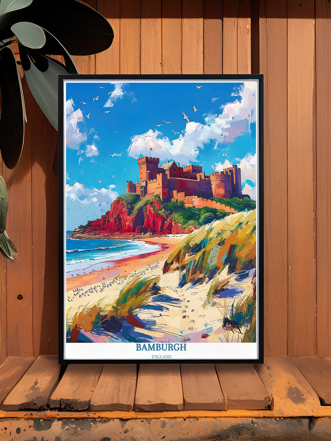 Bamburgh Castle Wandbehang – Statement-Stück für die Inneneinrichtung 