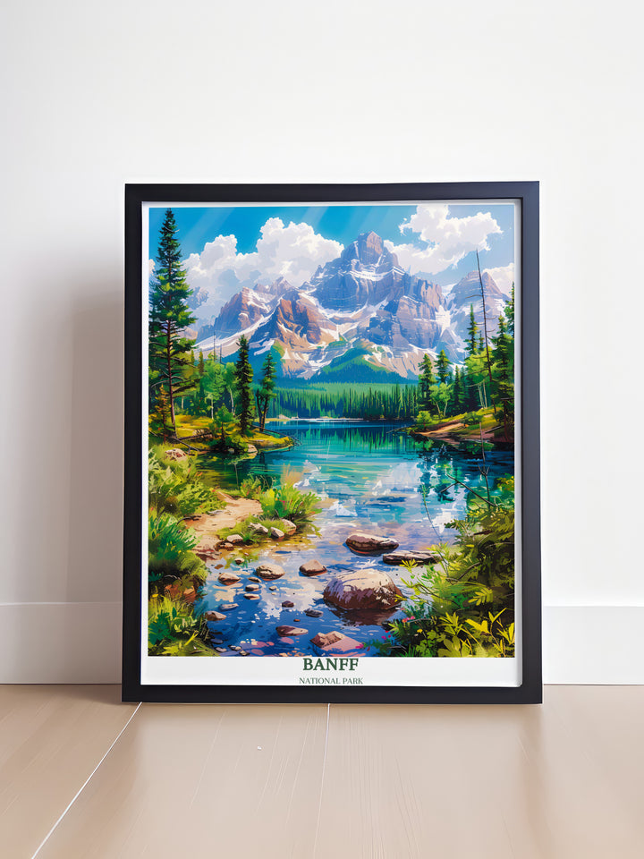 Banff National Park Wall Art - Banff Wall Art - Banff Travel Poster - Canada National Park