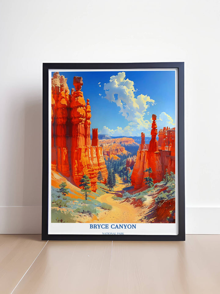 Bryce Canyon Utah - Nationalpark Poster - Nationalpark Geschenk - Bryce Canyon Park - Wüstenwandkunst