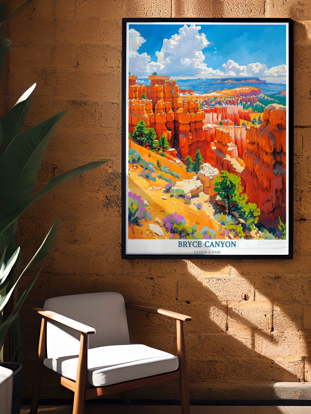 Impression du parc national de Bryce Canyon -Bryce Canyon Art -Bryce Canyon Decor -Utah