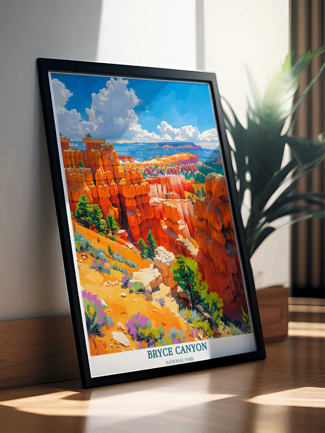 Impression du parc national de Bryce Canyon -Bryce Canyon Art -Bryce Canyon Decor -Utah