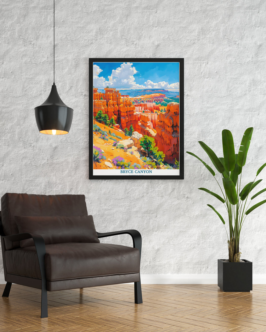 Impression du parc national de Bryce Canyon -Bryce Canyon Art -Bryce Canyon Decor -Utah