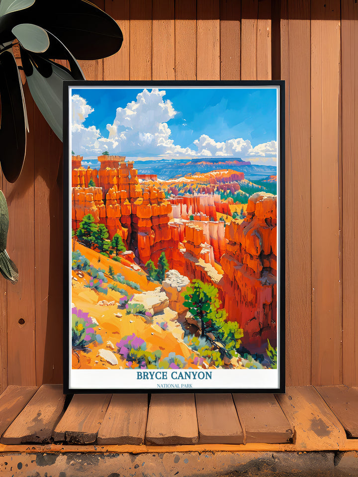 Impression du parc national de Bryce Canyon -Bryce Canyon Art -Bryce Canyon Decor -Utah