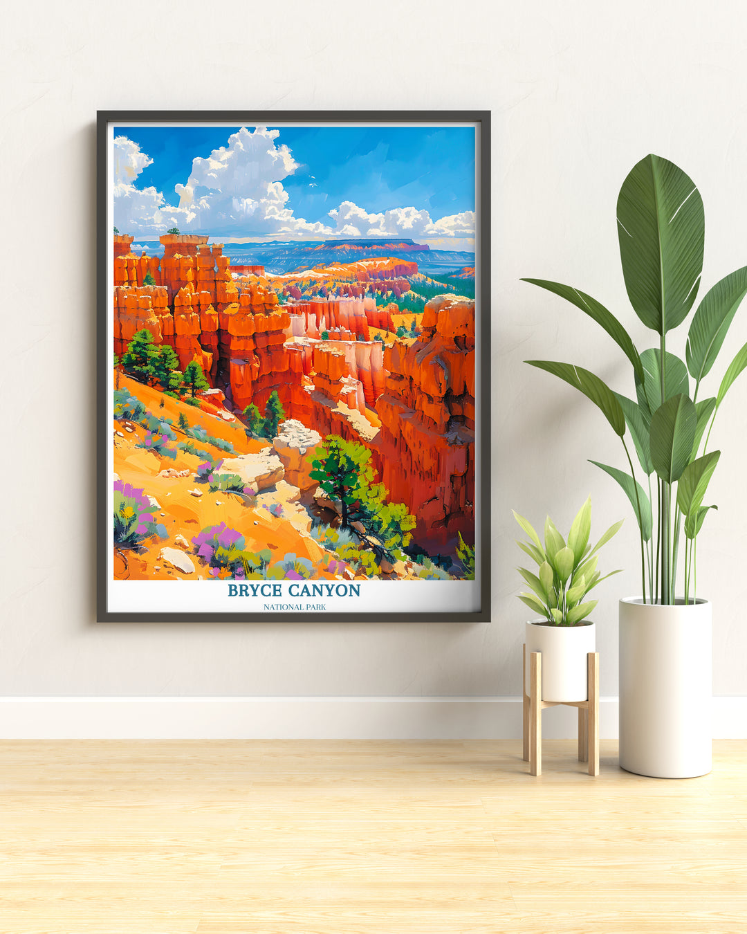 Impression du parc national de Bryce Canyon -Bryce Canyon Art -Bryce Canyon Decor -Utah