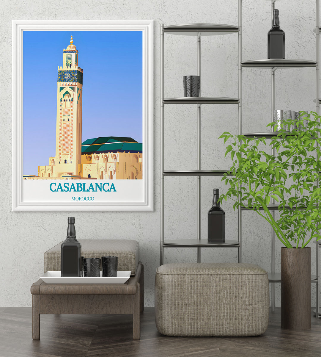 Beautifully captured Casablanca street scene, reflecting the lively atmosphere and cultural richness of Moroccan urban life.