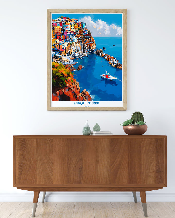 Cinque Terre Posters and Manarola Oil Paintings - Captivating Italian Riviera