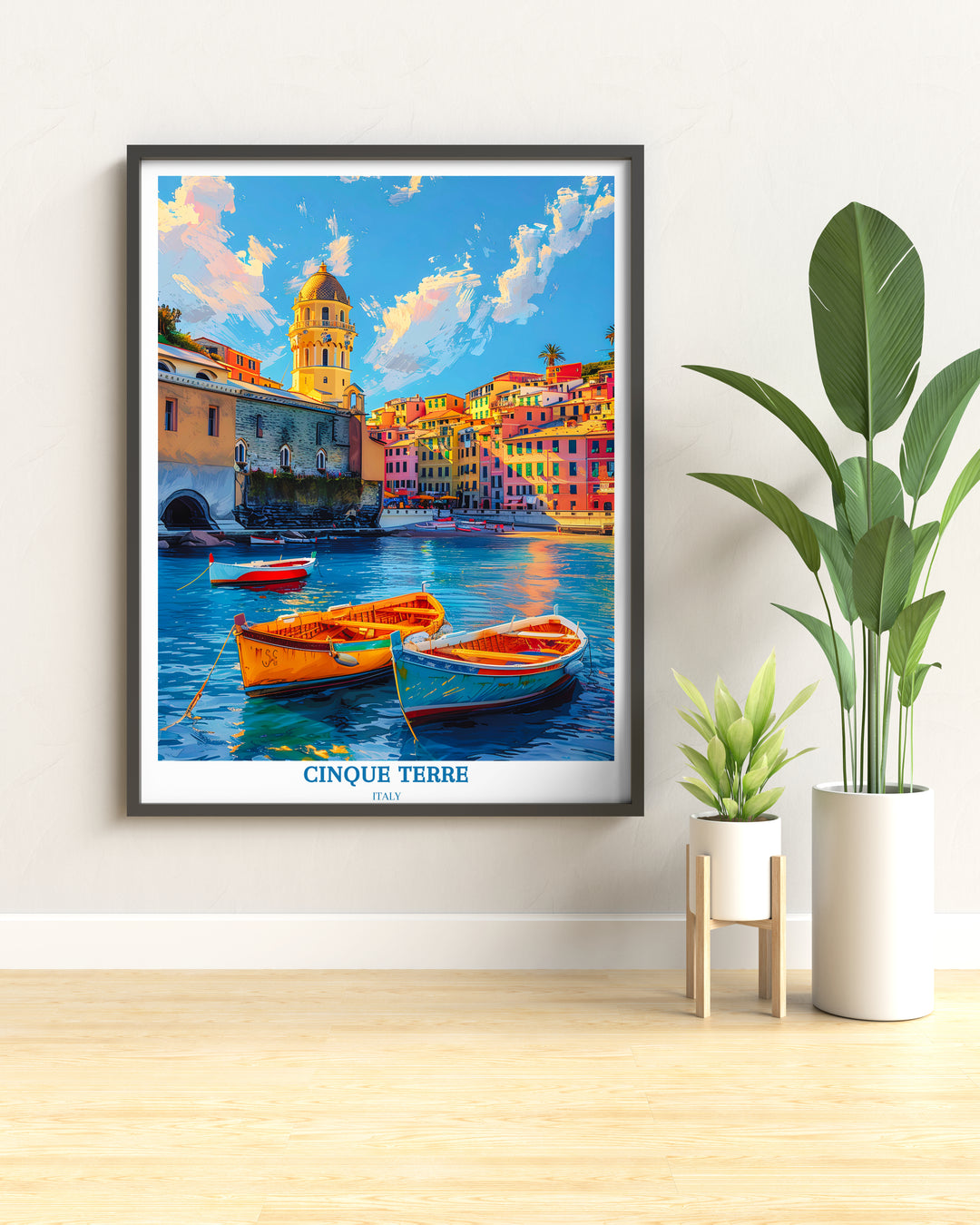Cinque Terre Elegance - Superbes impressions de voyage et art Vernazza pour la décoration intérieure