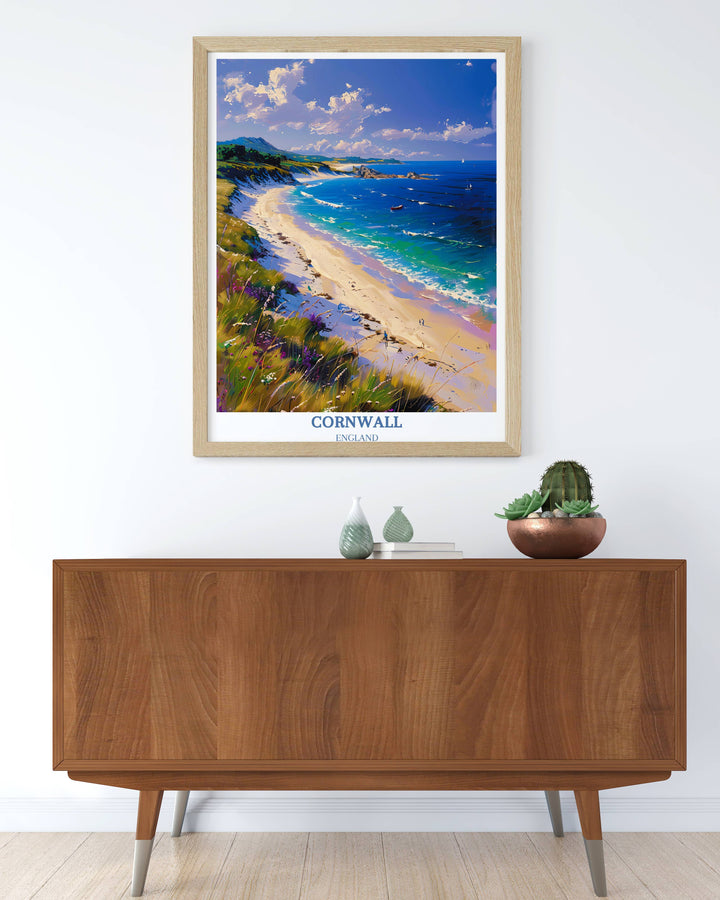 Cornwall Travel Poster - England - Cornwall Art - Cornwall Gift - Wall Art Print