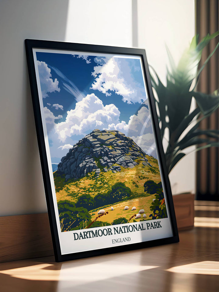 Dartmoor Park inspired artwork, designed to bring the calm and inspiring atmosphere of the outdoors into your living space, making it a sanctuary of peace and beauty.