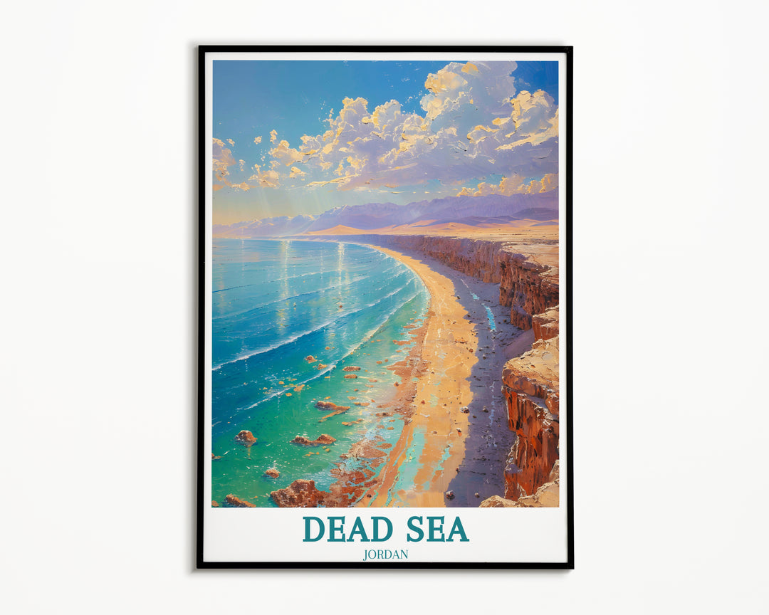 Zwischen Israel und Jordanien – Zeitlose Poster vom Toten Meer als einzigartige Geschenke