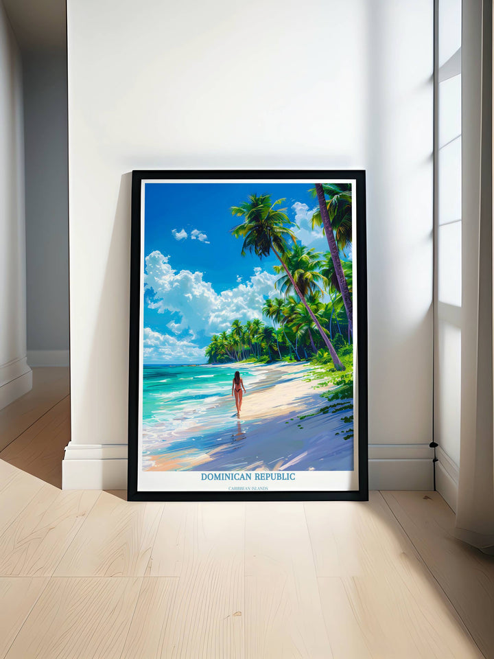 Dominican Republic Print - Caribbean Art Print - Dominican Republic Wall Art - Housewarming Gift