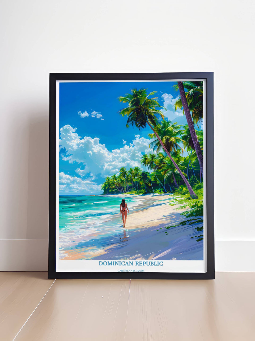 Dominican Republic Print - Caribbean Art Print - Dominican Republic Wall Art - Housewarming Gift