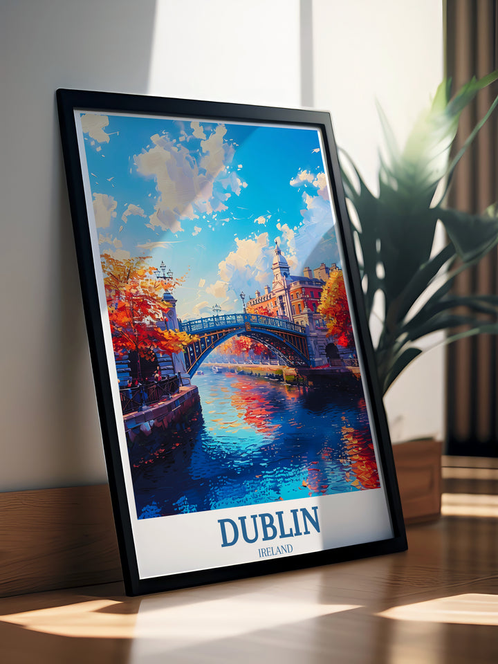 Décoration murale de Dublin – Dublin Ha'penny Bridge – Impressions d'art captivantes – Cadeaux de pendaison de crémaillère