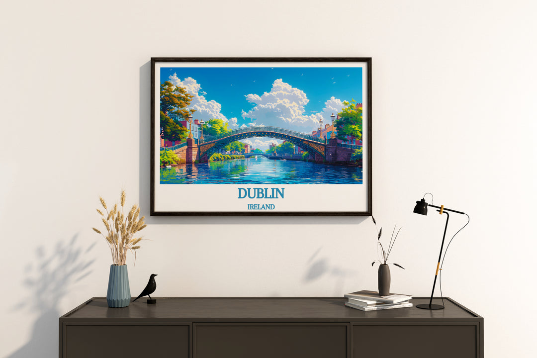 Ha'penny Bridge Dublin Decor Print - The Ultimate Gift for City Lover