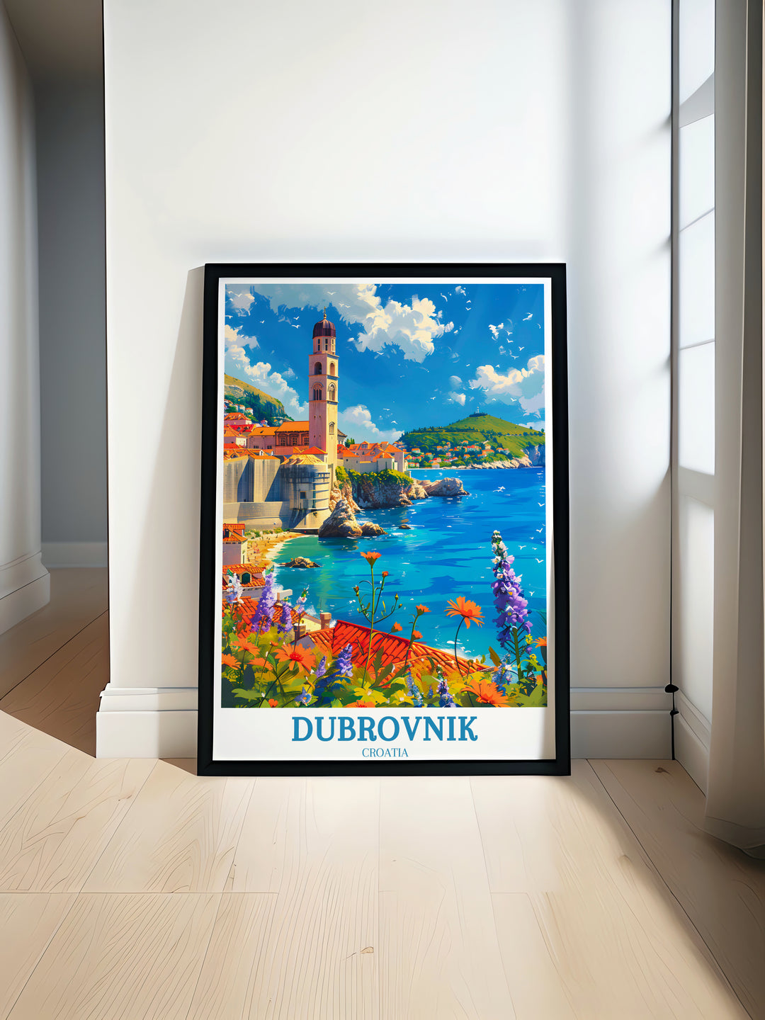 Adorn your walls with Dubrovnik's beauty. Explore its historic landmarks through captivating wall art