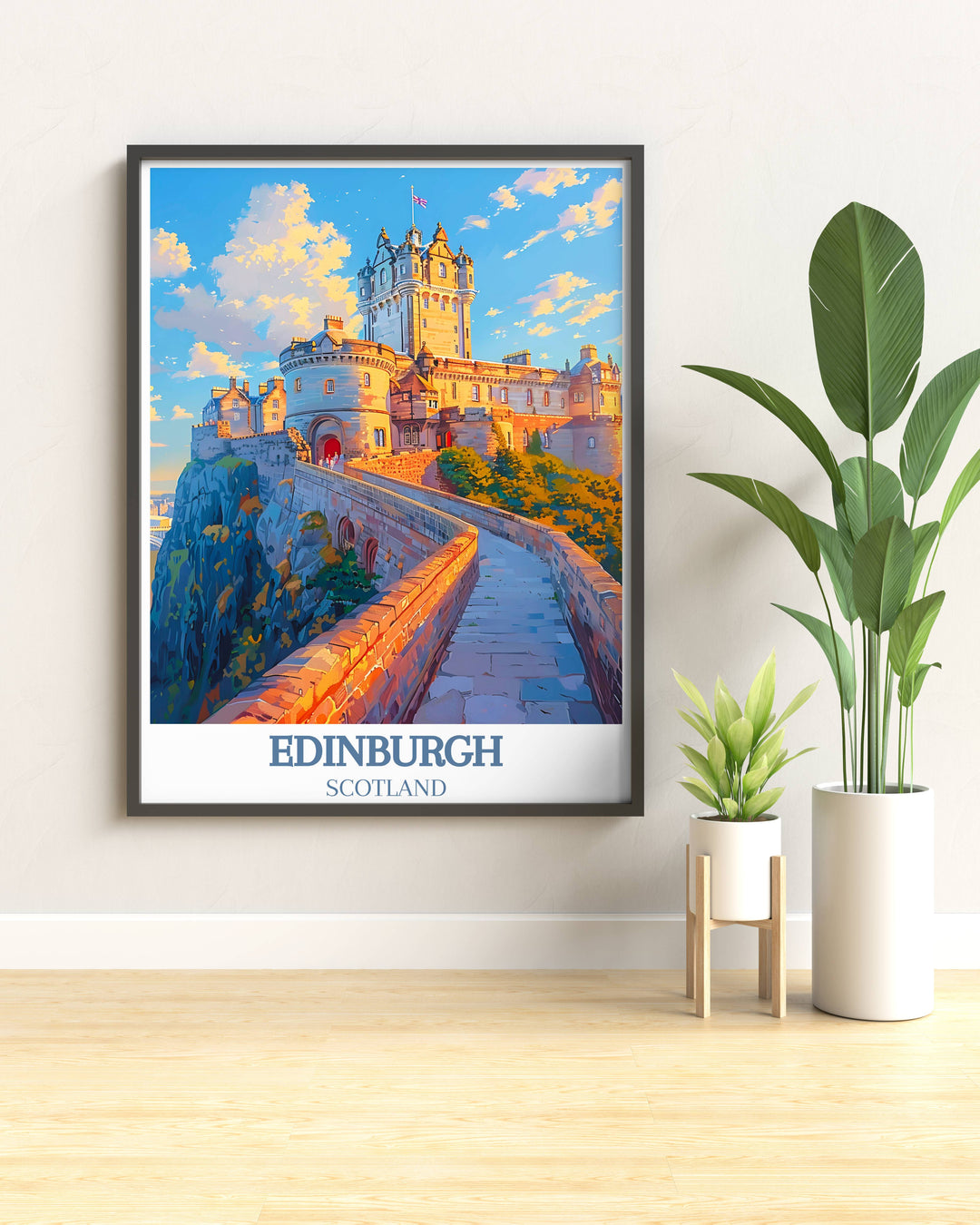 Royal Mile Reflections - Edinburgh Print- Scotland Art Prints for  Decor