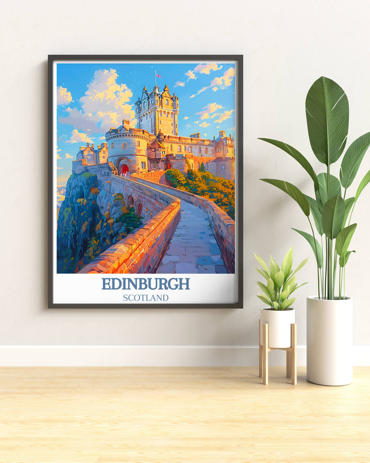 Royal Mile Reflections – Edinburgh Print – Schottland Kunstdrucke für elegantes Dekor