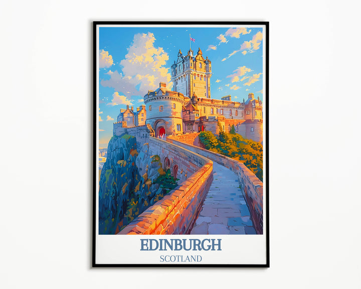 Royal Mile Reflections – Edinburgh Print – Schottland Kunstdrucke für elegantes Dekor