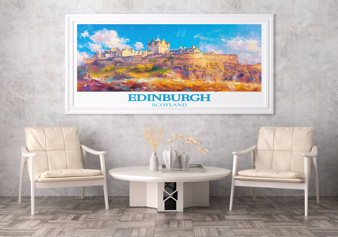 Tirages d'art du château d'Édimbourg - Un charme écossais intemporel pour vos murs 