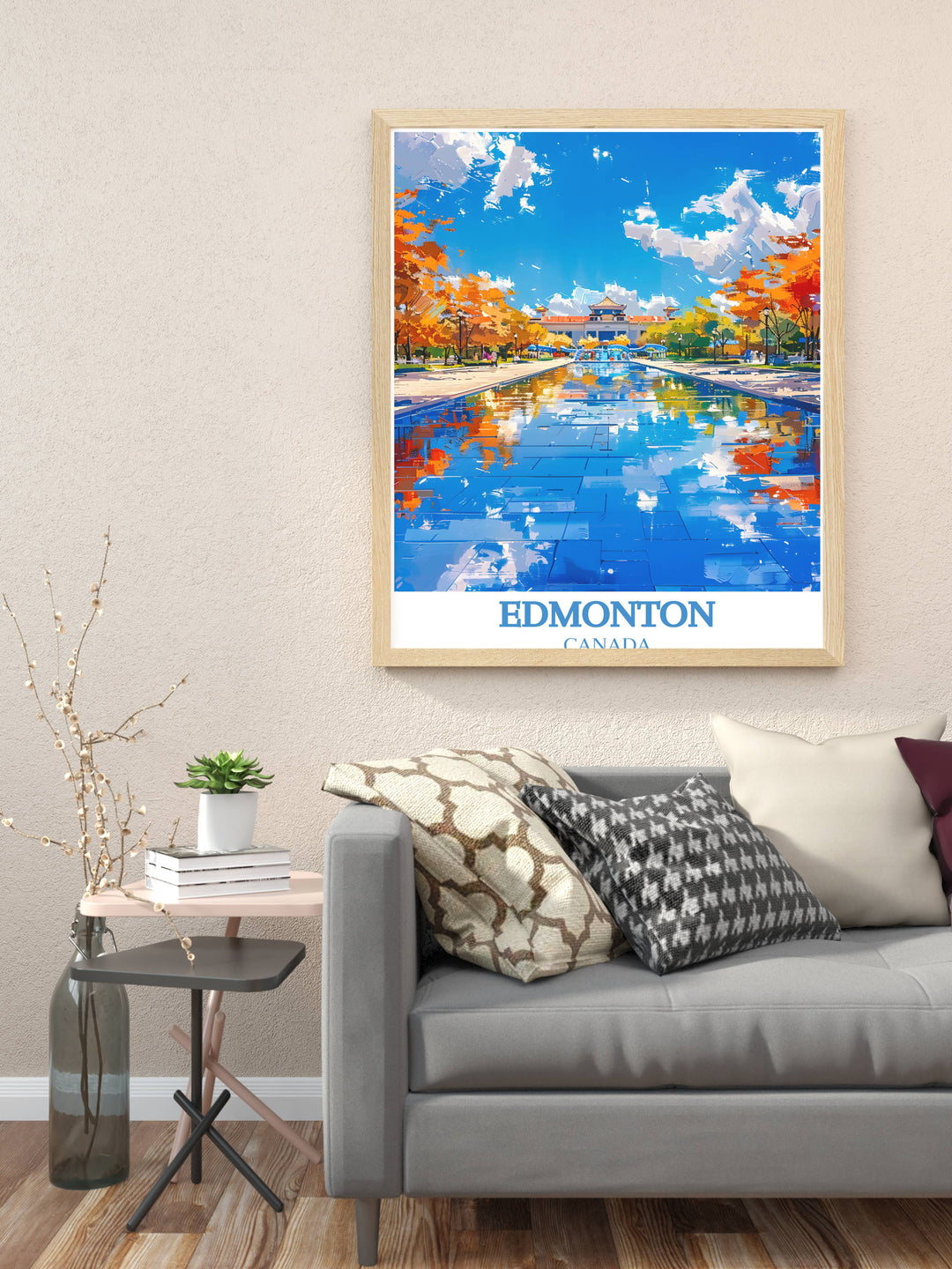 Edmonton Art Prints - Un mélange d’élégance urbaine et de charme naturel 