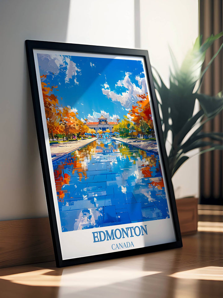 Edmonton-Kunstdrucke – eine Mischung aus urbaner Eleganz und natürlichem Charme 